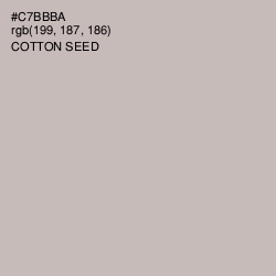 #C7BBBA - Cotton Seed Color Image